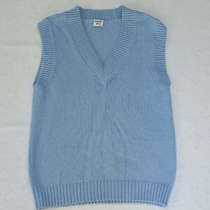 Sunday Best Light Blue V-Neck Sweater Vest